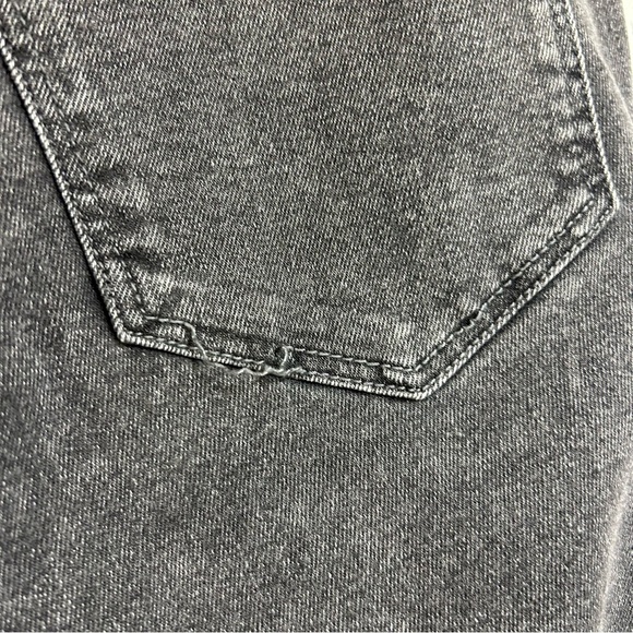 Old Navy Faded Black Extra High Rise Rockstar Super Skinny Stretch Raw Hem Jeans - Picture 7 of 8